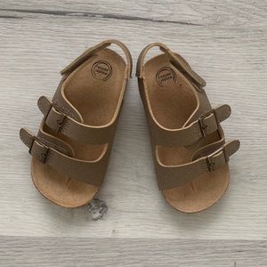 Tan Casual Baby Sandals.
